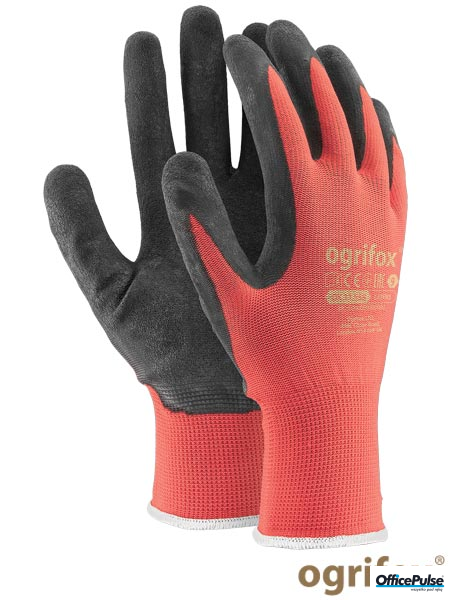 Rękawice powlekane nylonowo-lateksowe L - 9 OGRIFOX OX-LATEKS CB 9